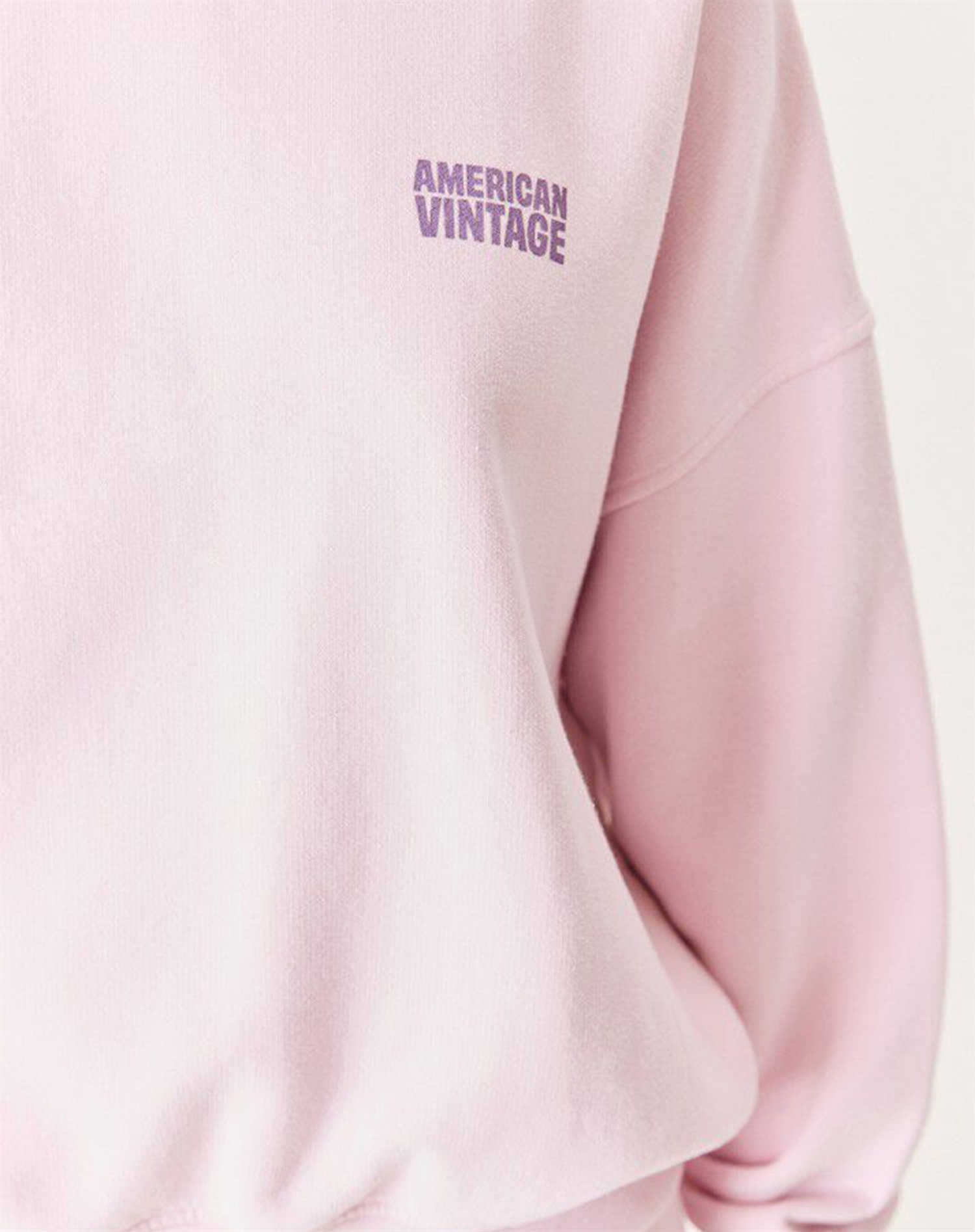 American Vintage - Plizzy Sweatshirt - Petal Vintage